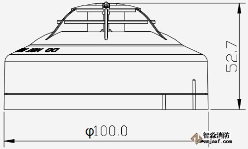 ̩�Ͱ�JTW-ZDM-TX3110A�c�͜ظ����γߴ�ʾ��D

